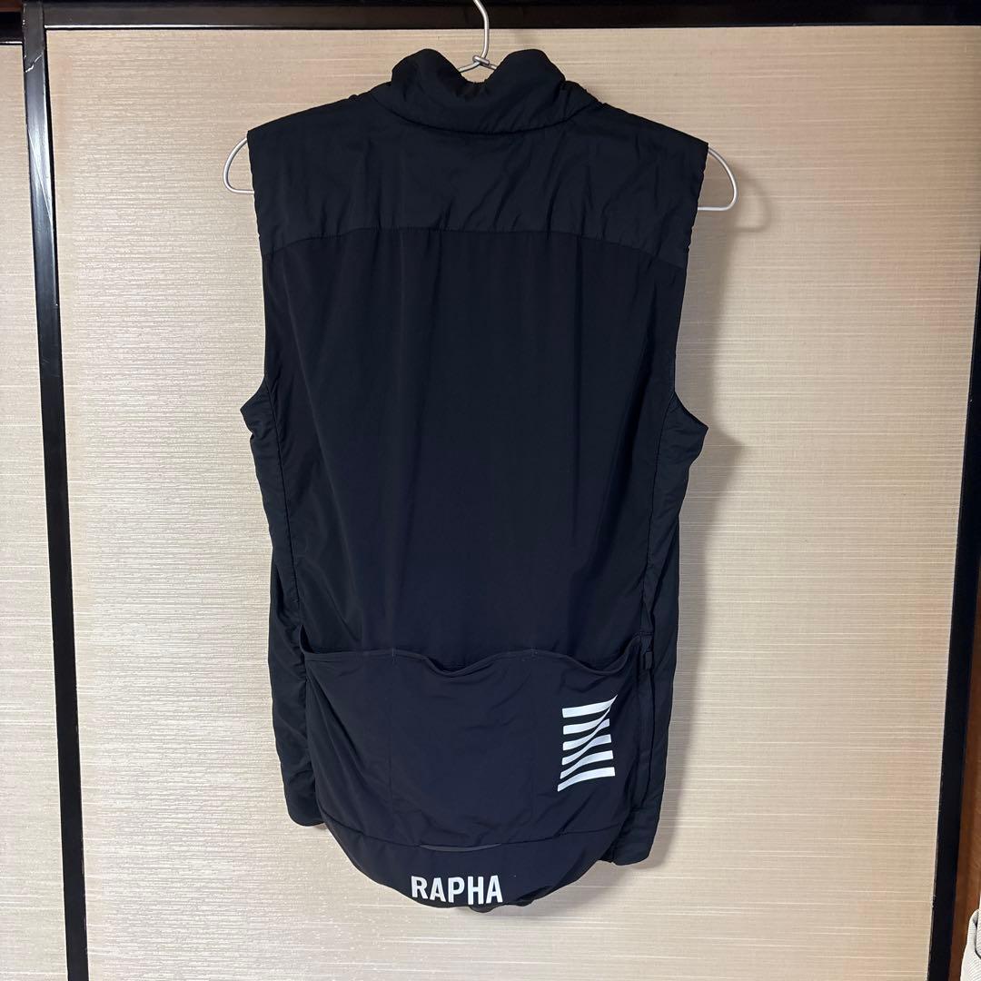 ラファ メンズ プロチーム インサレーティッド ジレ 黒系 Sサイズ