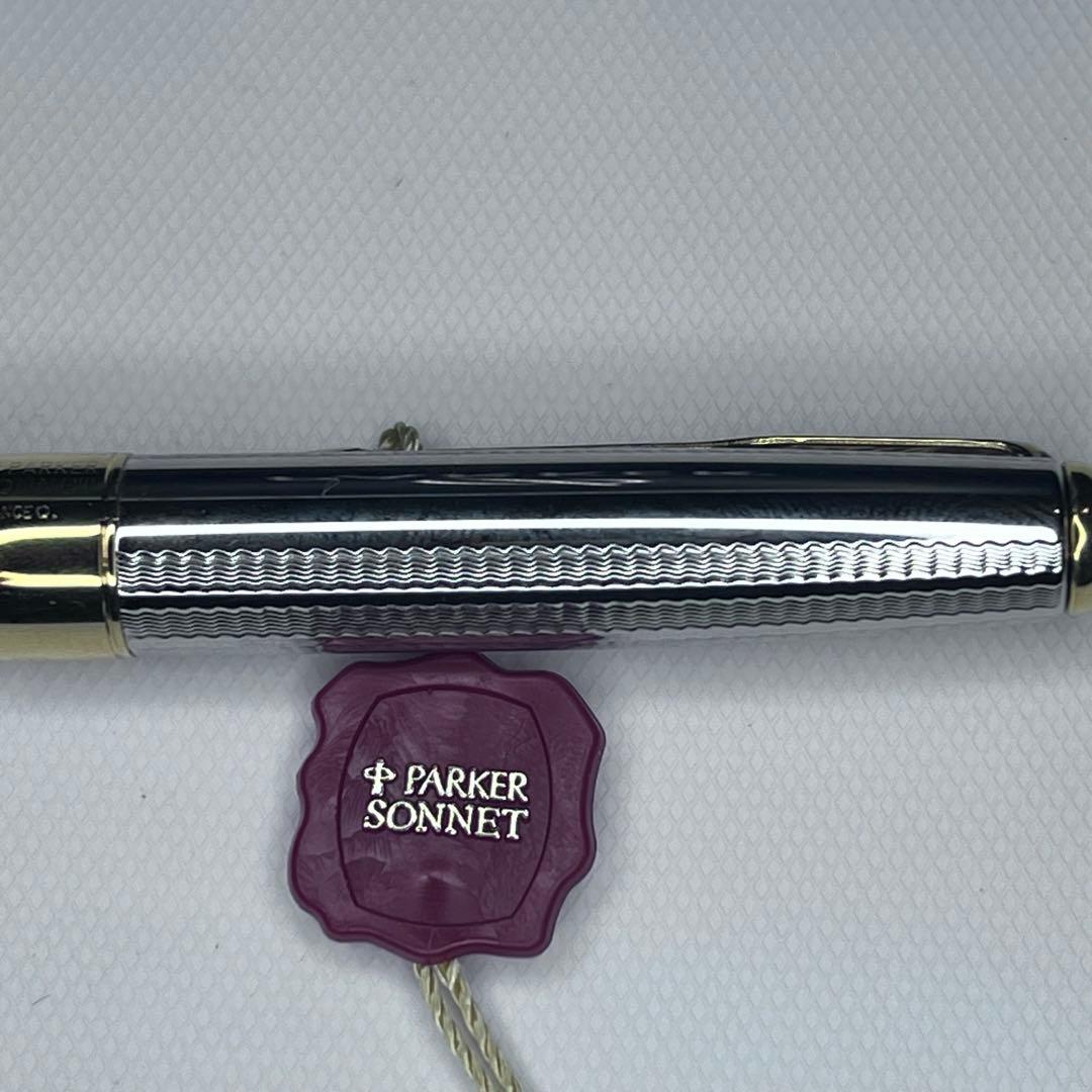 PARKER パーカー ソネットボールペン Silver plated
