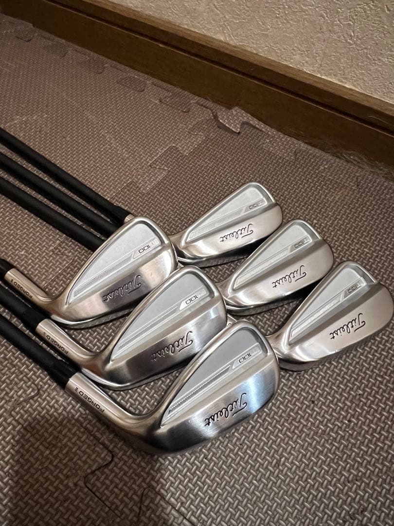【美品】タイトリストT100アイアンセット　5〜P トラビル115S