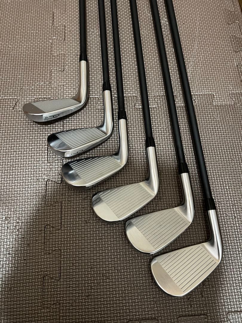 【美品】タイトリストT100アイアンセット　5〜P トラビル115S