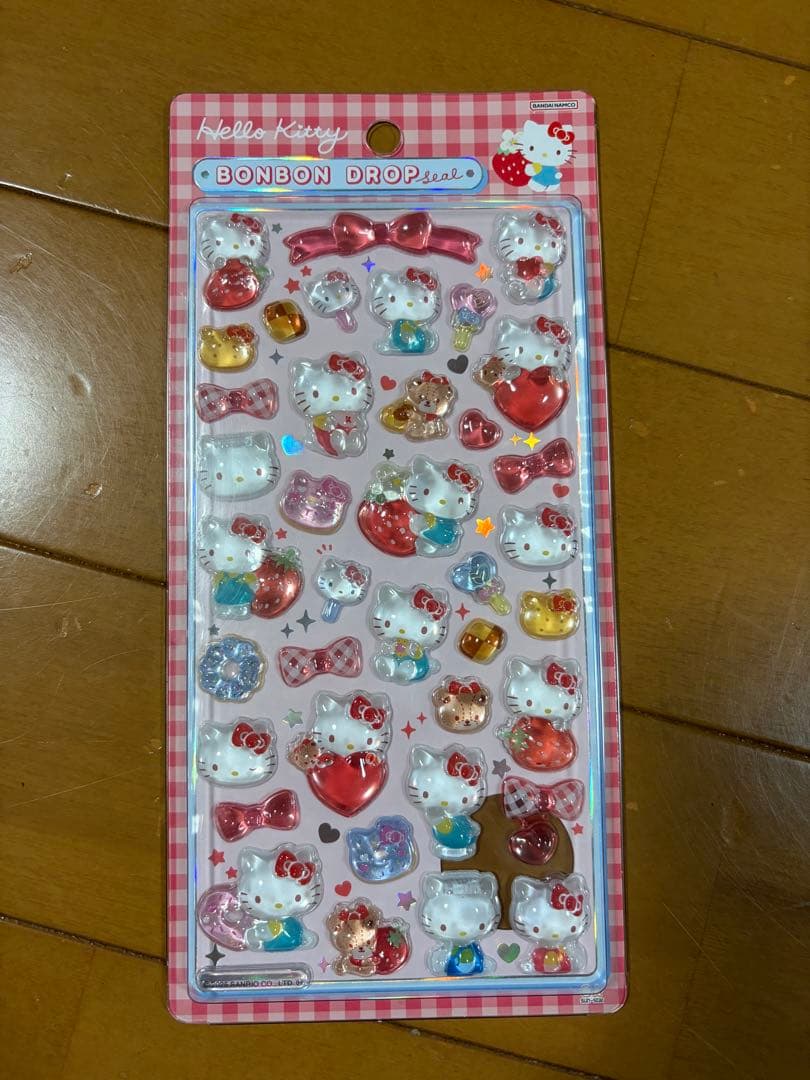 ボンボンドロップシール サンリオ キティ マイメロ クロミ シナモロール