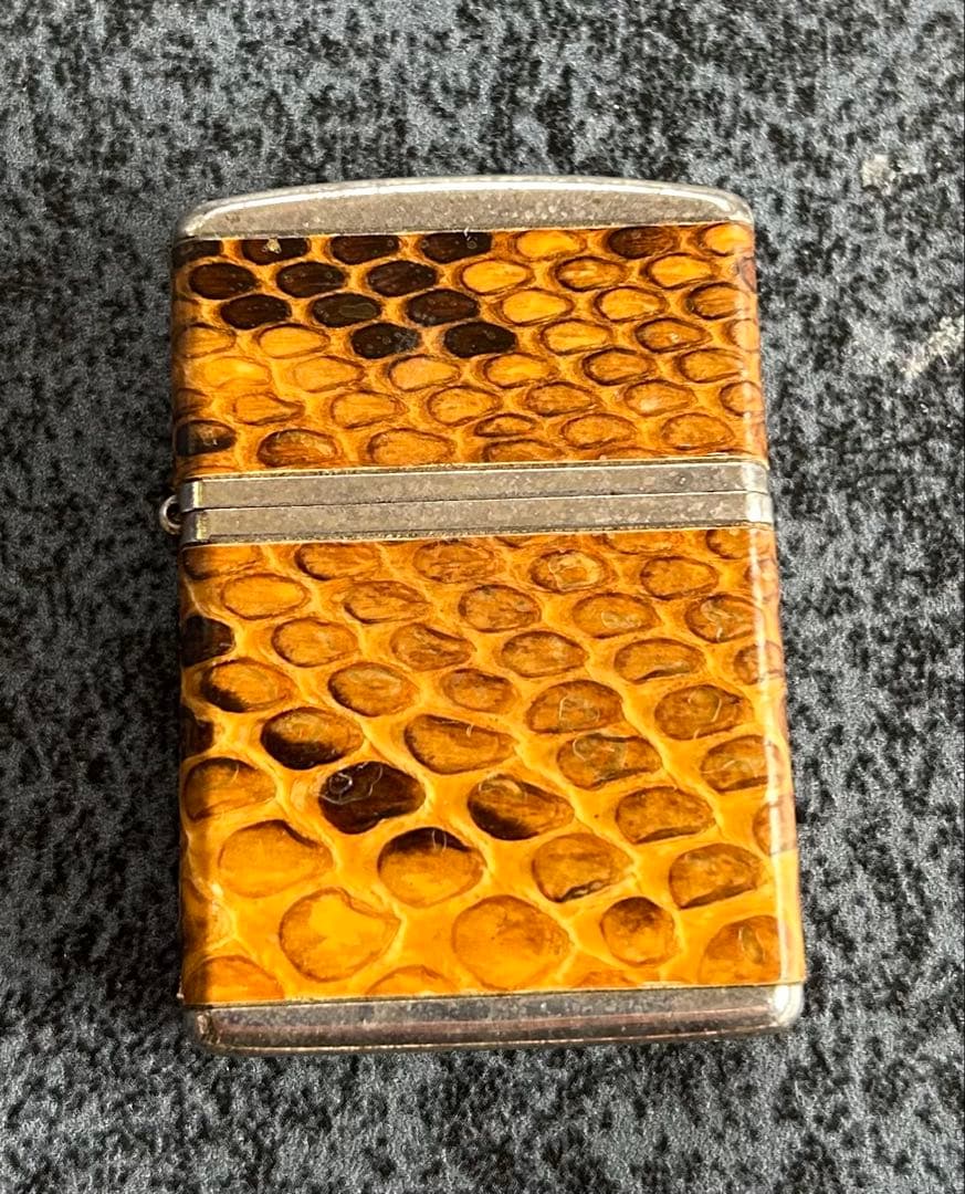 ジッポーライター　リアルパイソン