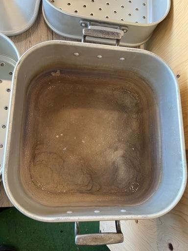 アルミ３段蒸し器