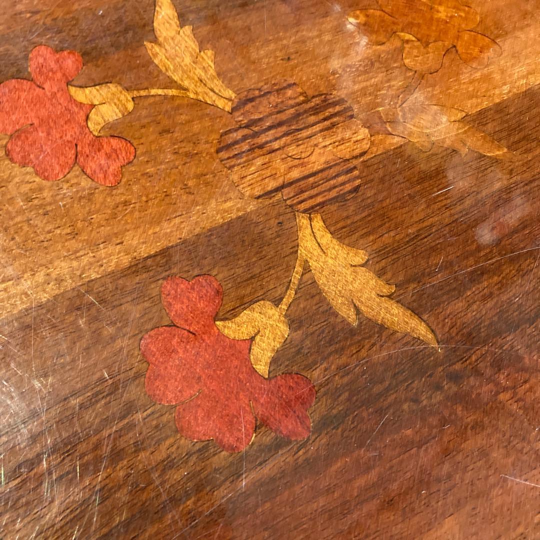 t*s様 象嵌 コーヒーテーブル　丸テーブル　サイドテーブル 幅52cm B