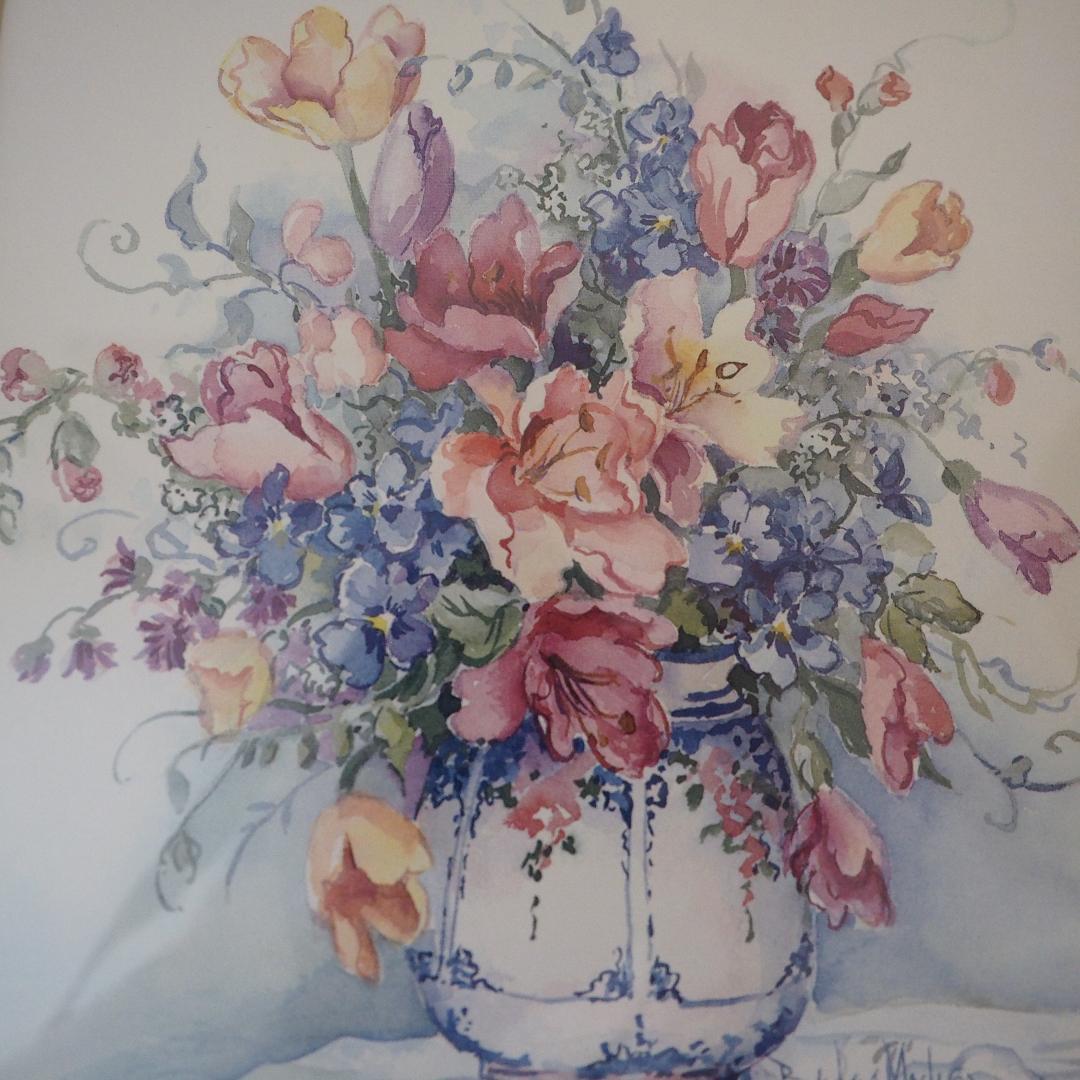 バーバラ・モックの水彩アート２点セット　新品・未使用　送料無料