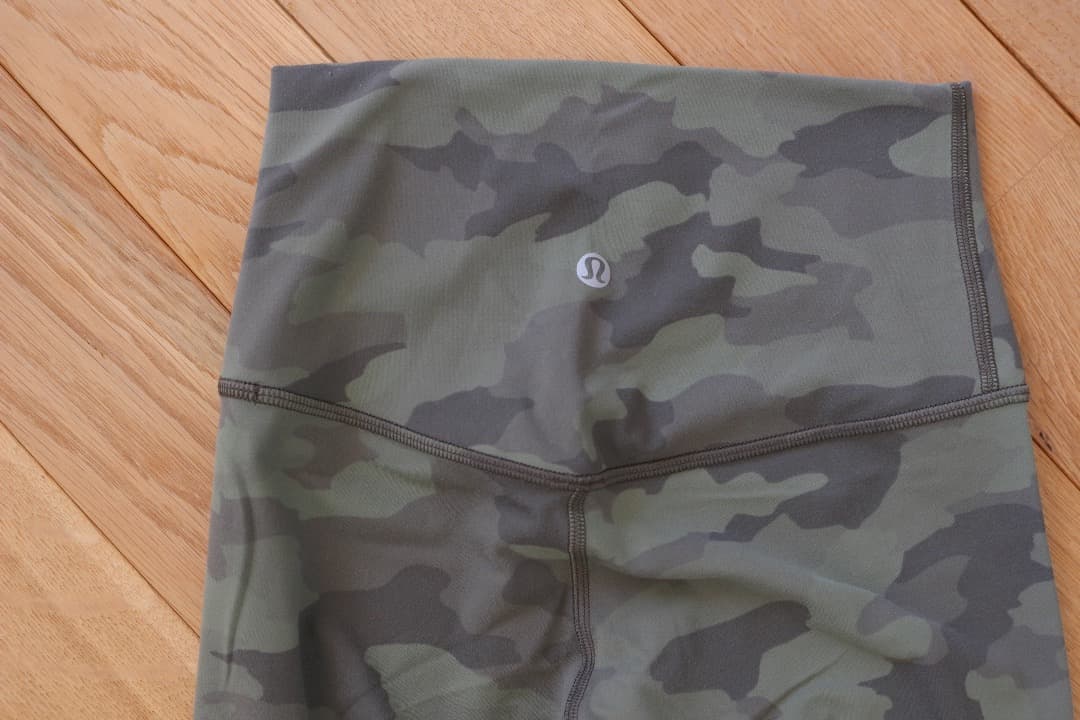 ルルレモン Align ハイライズパンツ フルレングス サイズ2 迷彩 カモフラ