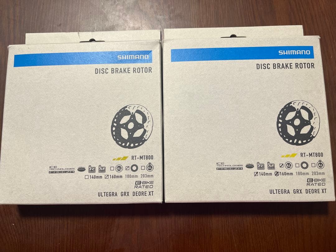 SHIMANO RT-MT800 ディスクブレーキローター 160mm 2枚