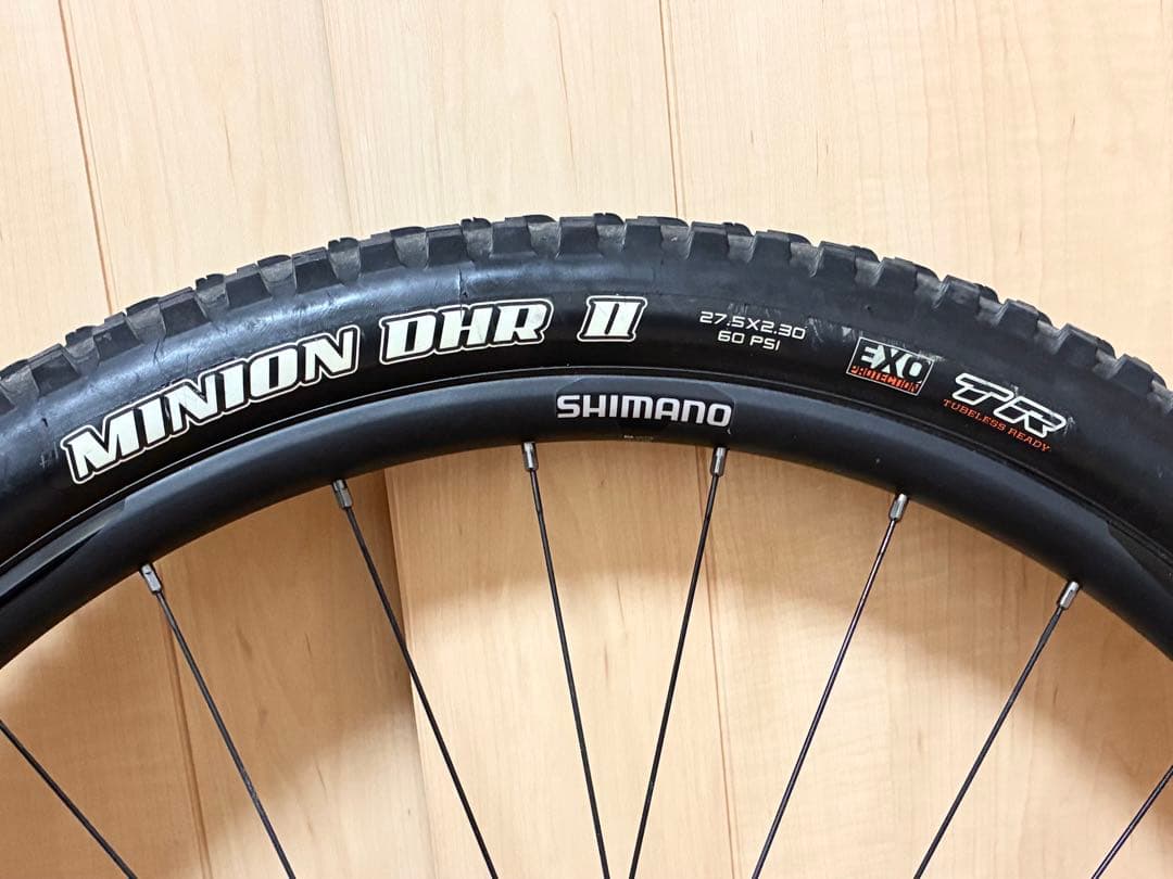 DEORE XT 完組ホイール前後セット　27.5インチ　タイヤ、ローター付き