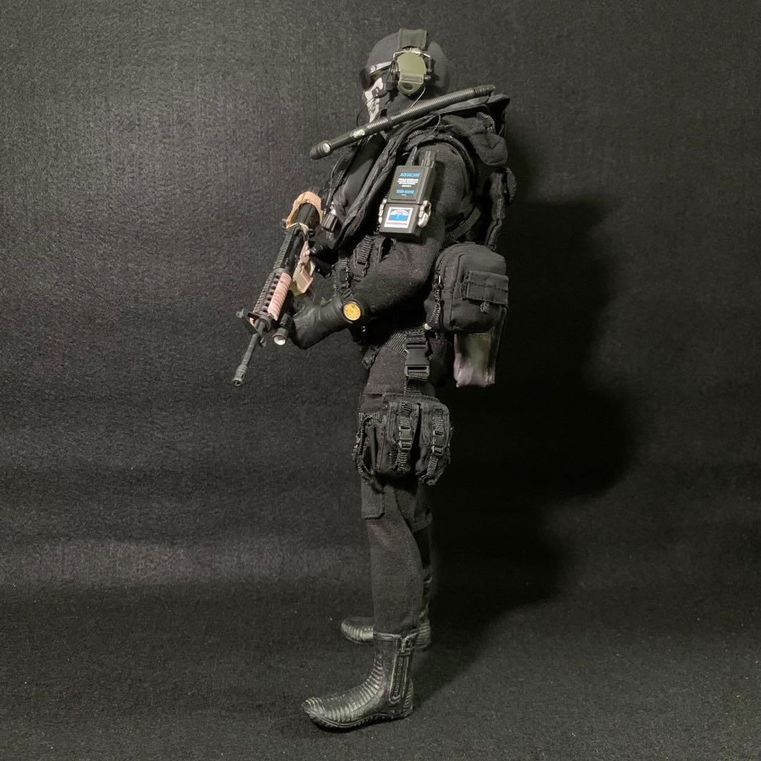 1/6 カスタムフィギュア　UDT Ghost フロッグマン　ダイバー