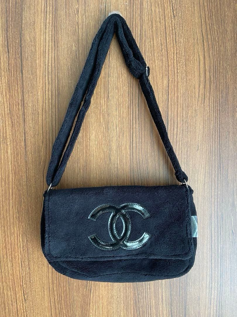 新品　CHANEL ノベルティ　シャネルショルダーバッグ　パイル　【ラス1】