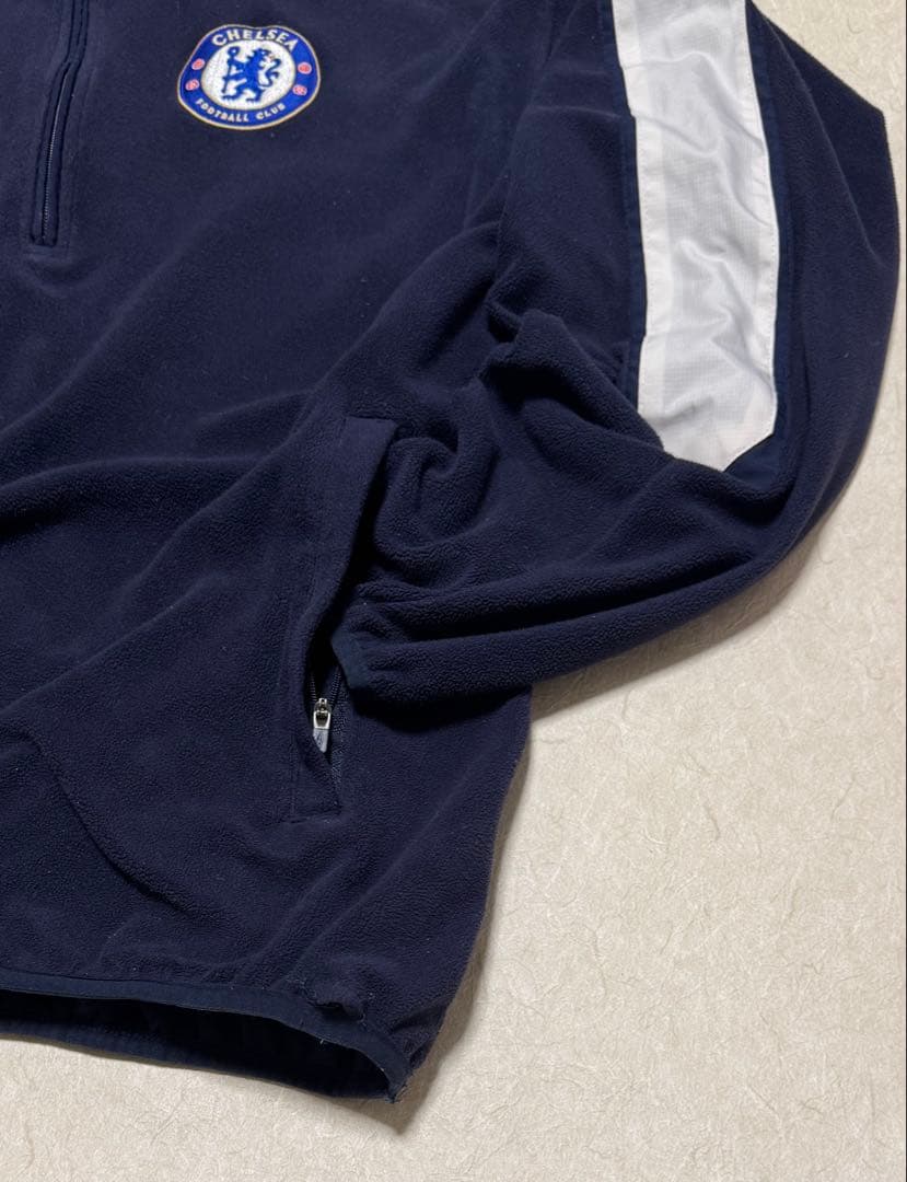 アンブロ　チェルシー　ハーフジップ　フリース