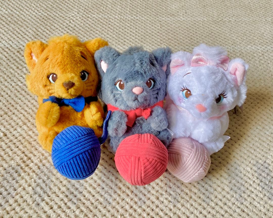 ベルリオーズ トゥルーズ マリー ぬいぐるみキーホルダー DISNEY CAT