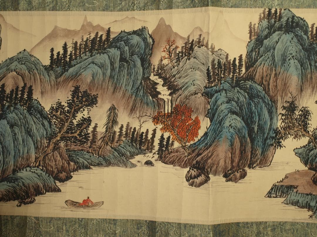 骨董市仕入れ品　中国宋時代の掛軸　激安骨董品　肉筆保証 BD422A11-6