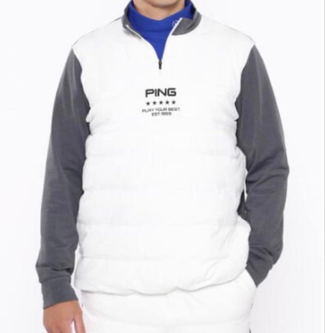 ピン PING 中綿 ハイネック エアーフレイク ゴルフ シャツ