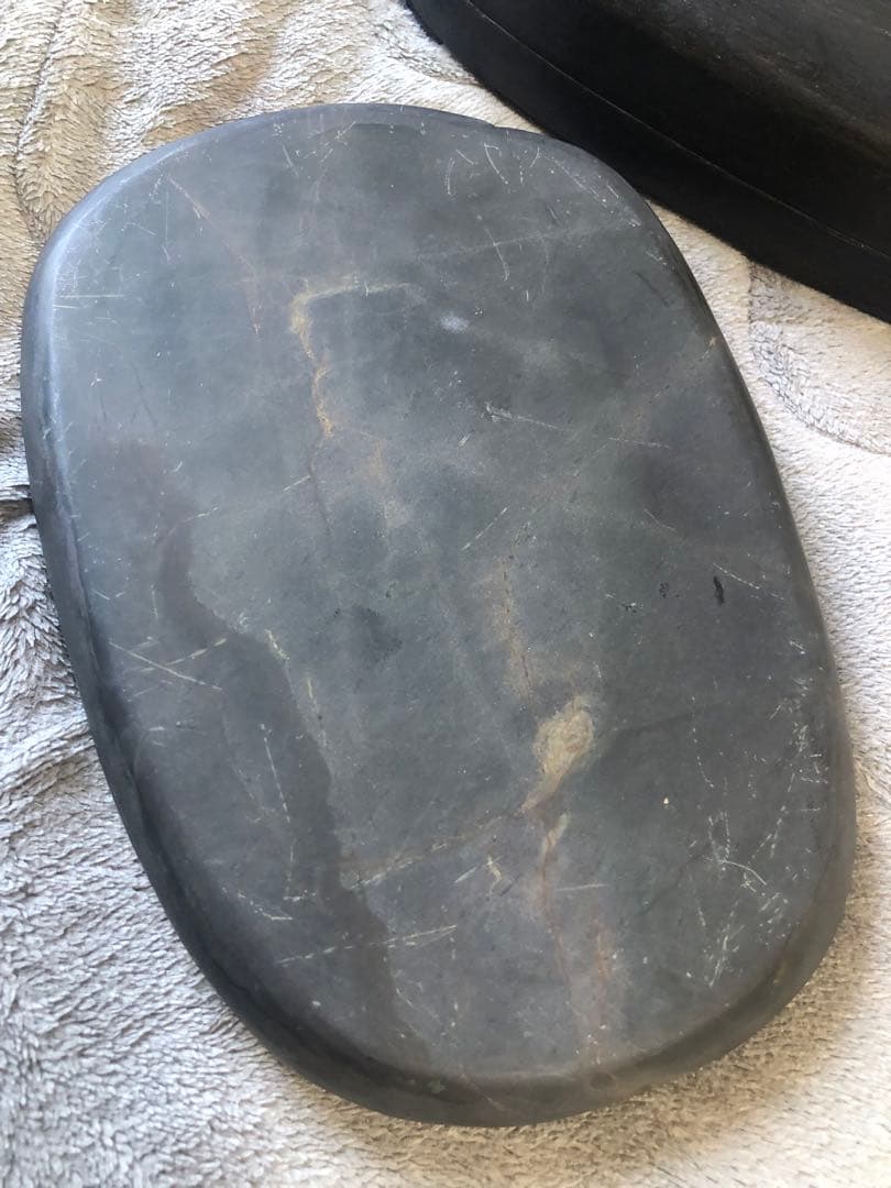 硯 旧老坑 青花 金綫 書道具硯　すずり 端溪硯 水岩 文房四寶 端渓硯 骨董