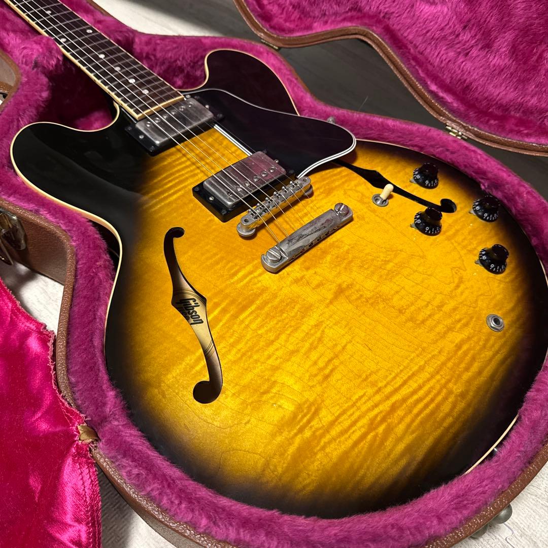 Gibson ES-335DOT (Vintage burst）　1995年製
