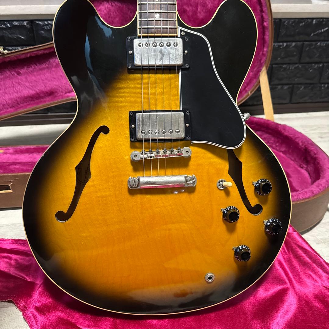 Gibson ES-335DOT (Vintage burst）　1995年製