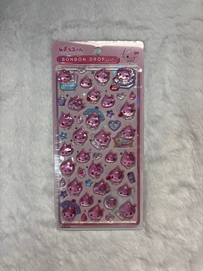 しずくちゃんシール　ボンボンドロップシール　おはじきシール　ウォーターシール
