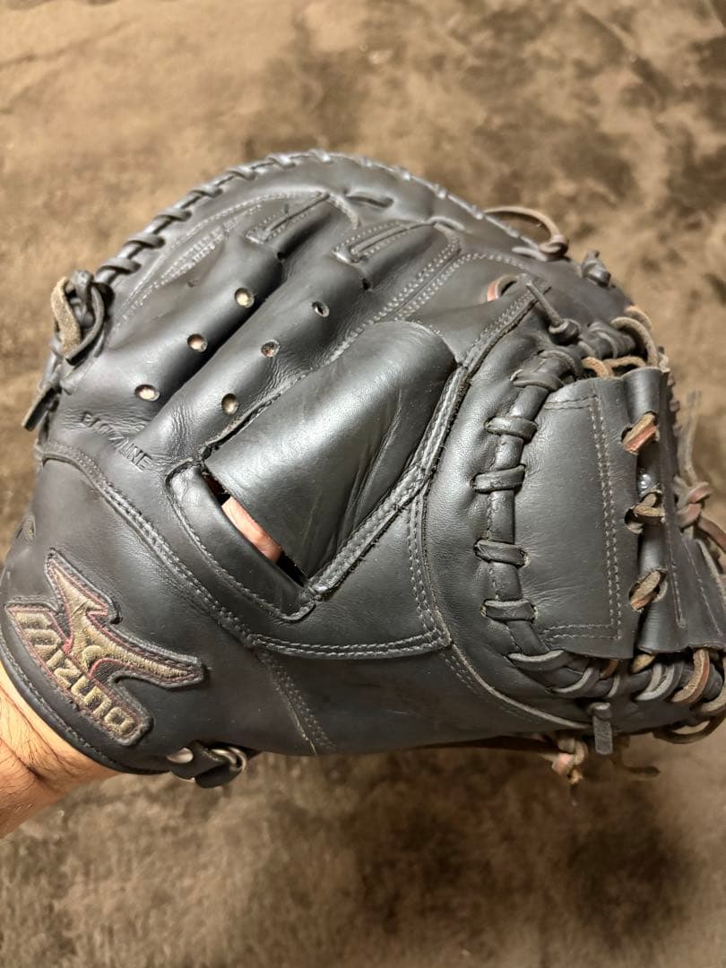 Mizuno 軟式キャッチャーミット　ブラック