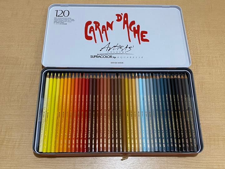 新品 CARAN D'ACHE  SUPRACOLOR soft 120色セット