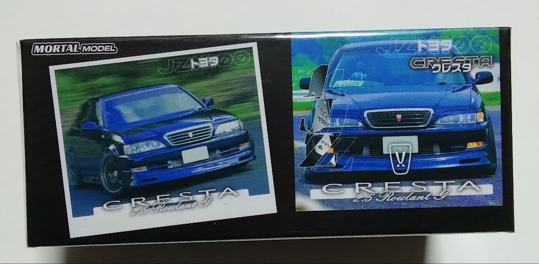 MORTAL MODEL 1/64 トヨタ クレスタ パールブルー JZX100