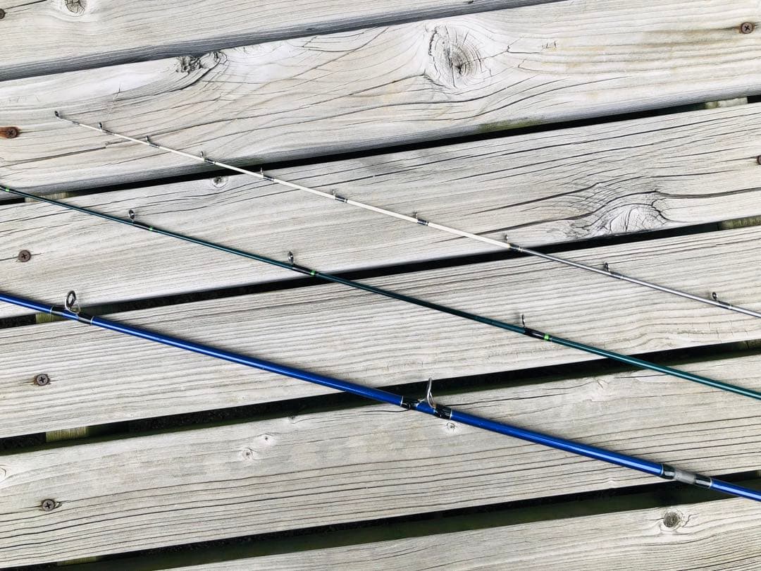 メジャークラフト他、オフショアロッド３本セット 【即使用可】ジャンク 送料込み