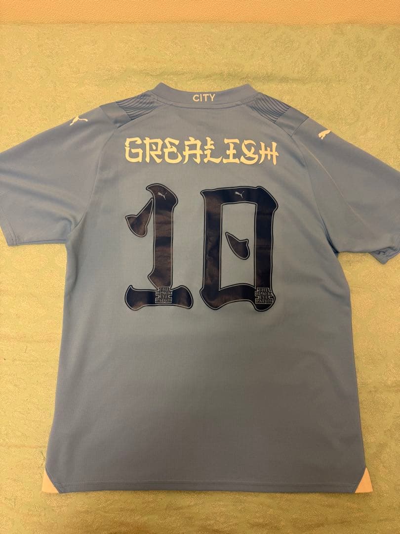 マンチェスター・シティ GREALISH 10番　ブラックアイパッチコラボ