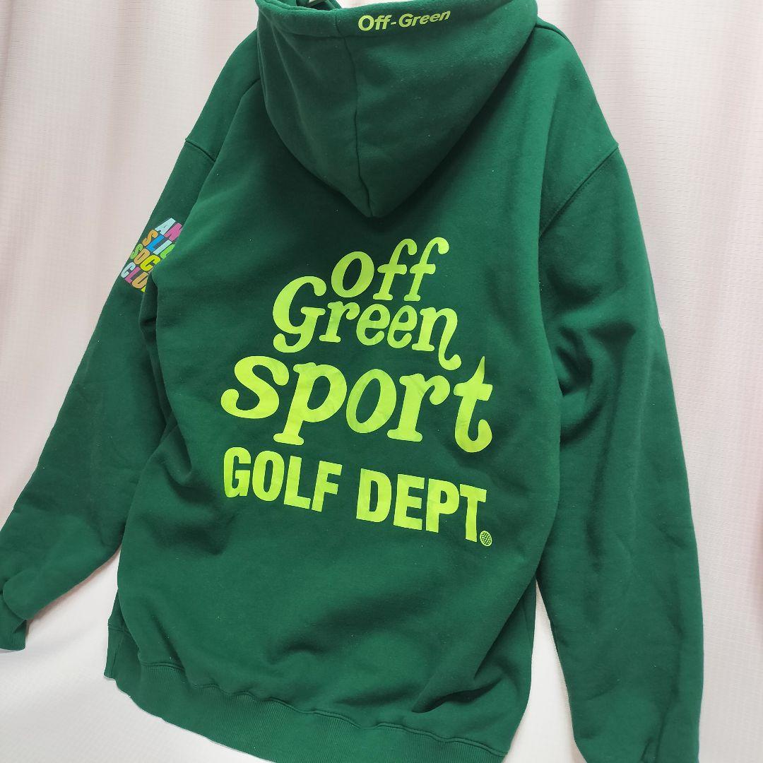 現行モデル offgreen GOLF DEPT.dark green パーカー