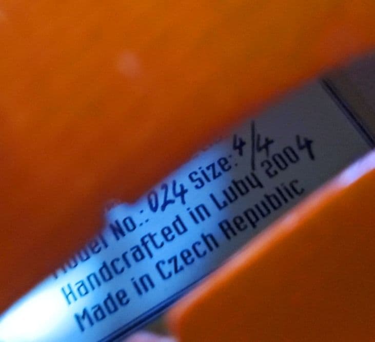 ​チェコ製 ARS 024A 4/4 バイオリン フランス製弓　GEWAケース