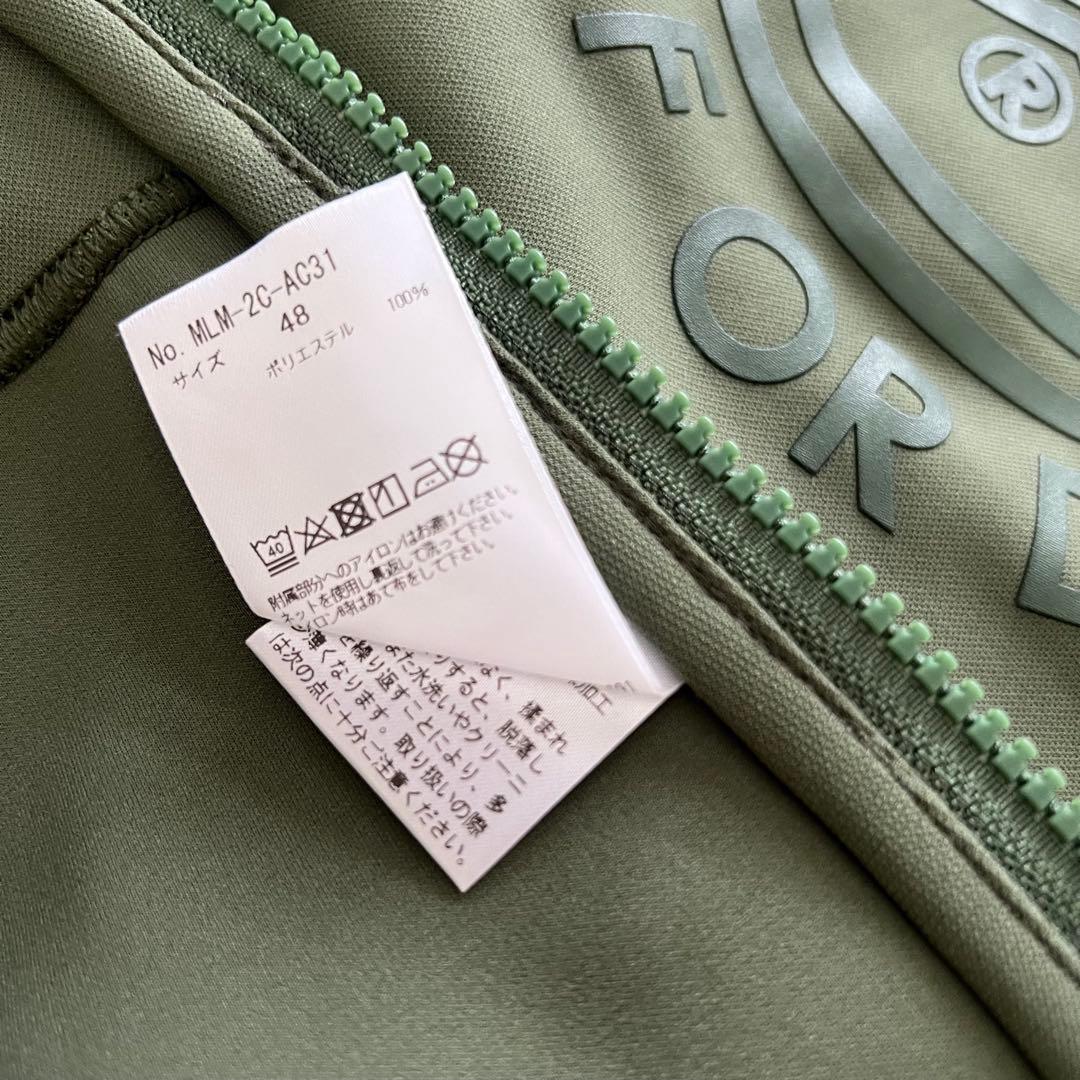 MARK&LONA マークアンドロナ　ハイネック　スウェット　メンズ　カーキ　L