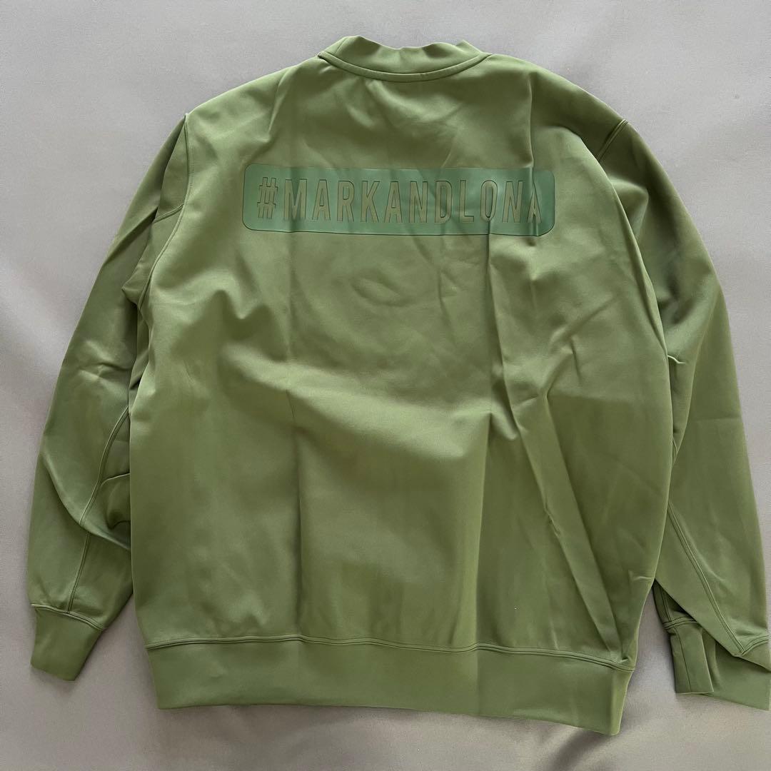 MARK&LONA マークアンドロナ　ハイネック　スウェット　メンズ　カーキ　L