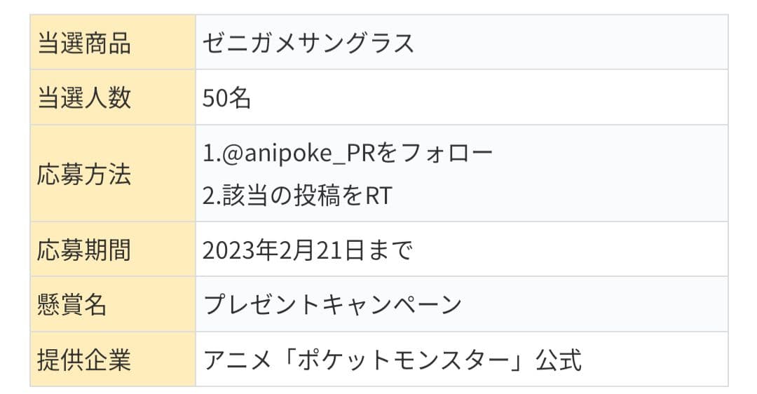 非売品 ポケットモンスター サトシのゼニガメ サングラス ゼニガメ消防団 限定