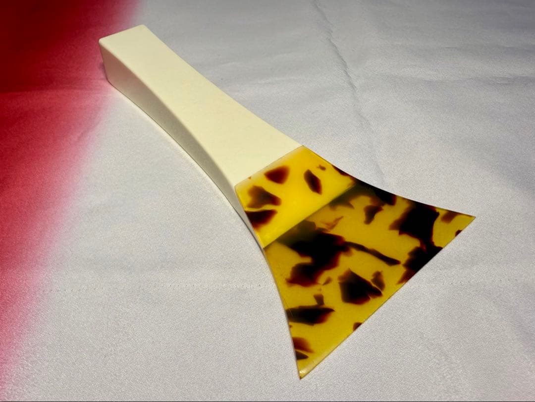 【美品】津軽三味線 撥 極上 鼈甲調 弾きやすい バチ 三味線 べっ甲