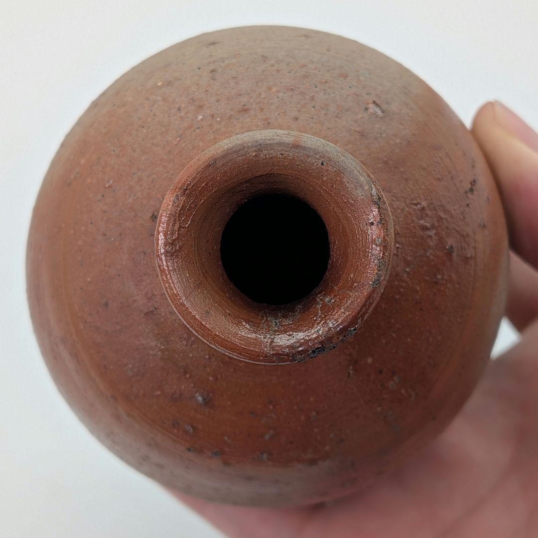 岡山県重要無形文化財 藤原建 備前焼 緋襷徳利 共箱合布 とっくり 酒器 食器