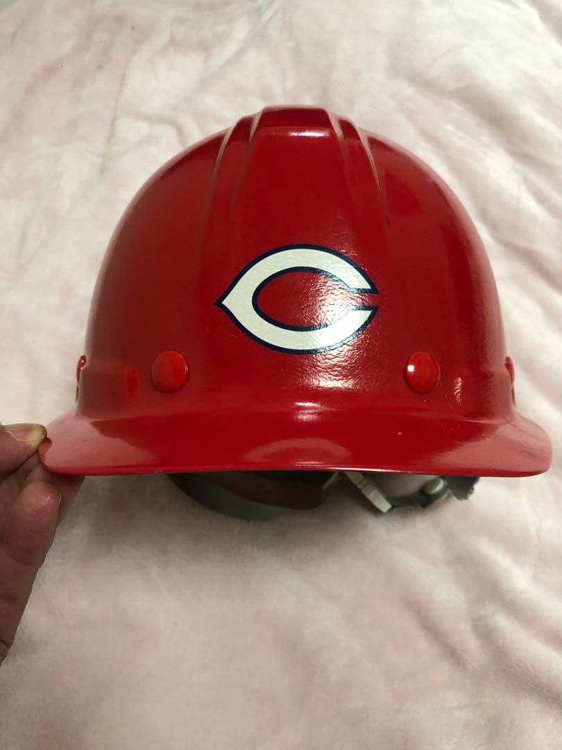 広島Carp公認　カープ超激レア　限定　WORK FITTER ヘルメット 赤
