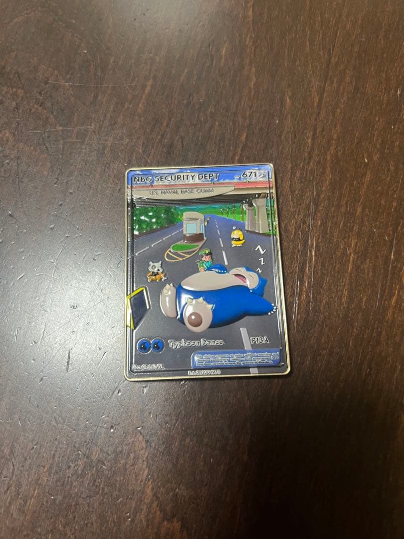 NBG SECURITY DEPT. ポケモンカード風　米海軍