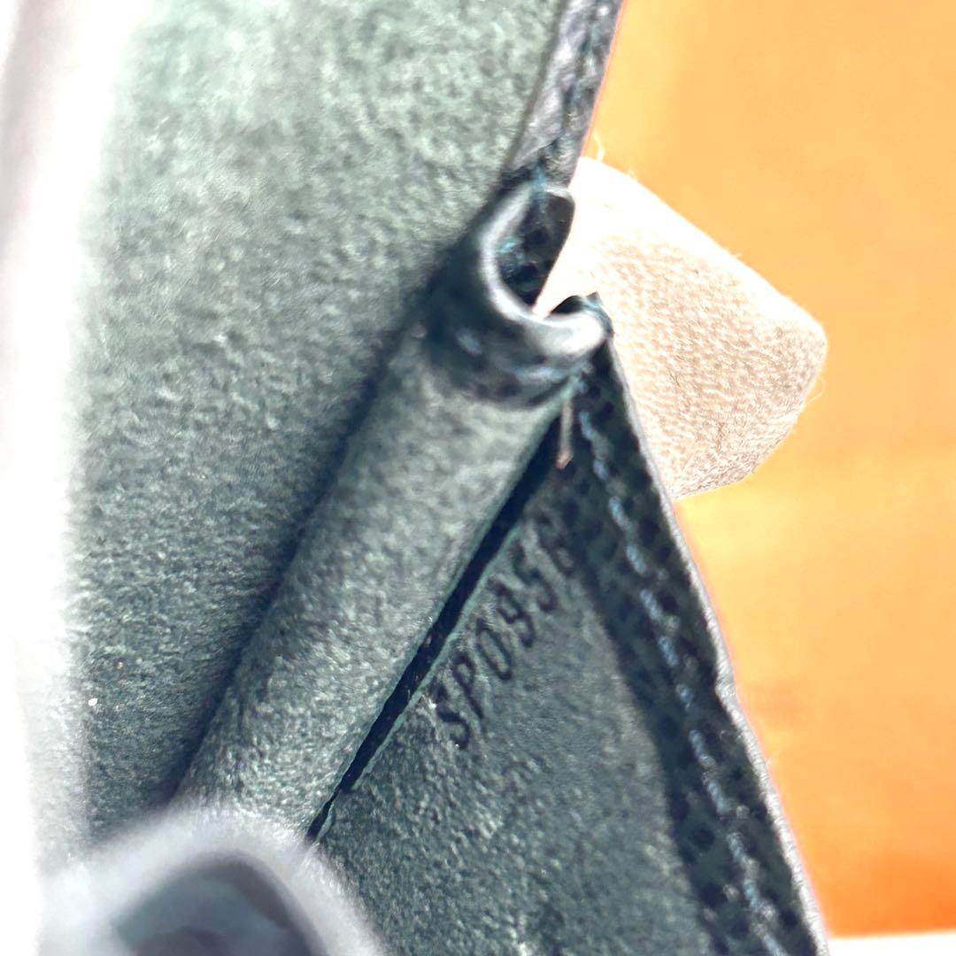 未使用級 ルイヴィトン ペンケース カードケース エテュイスティロ 緑 エピ