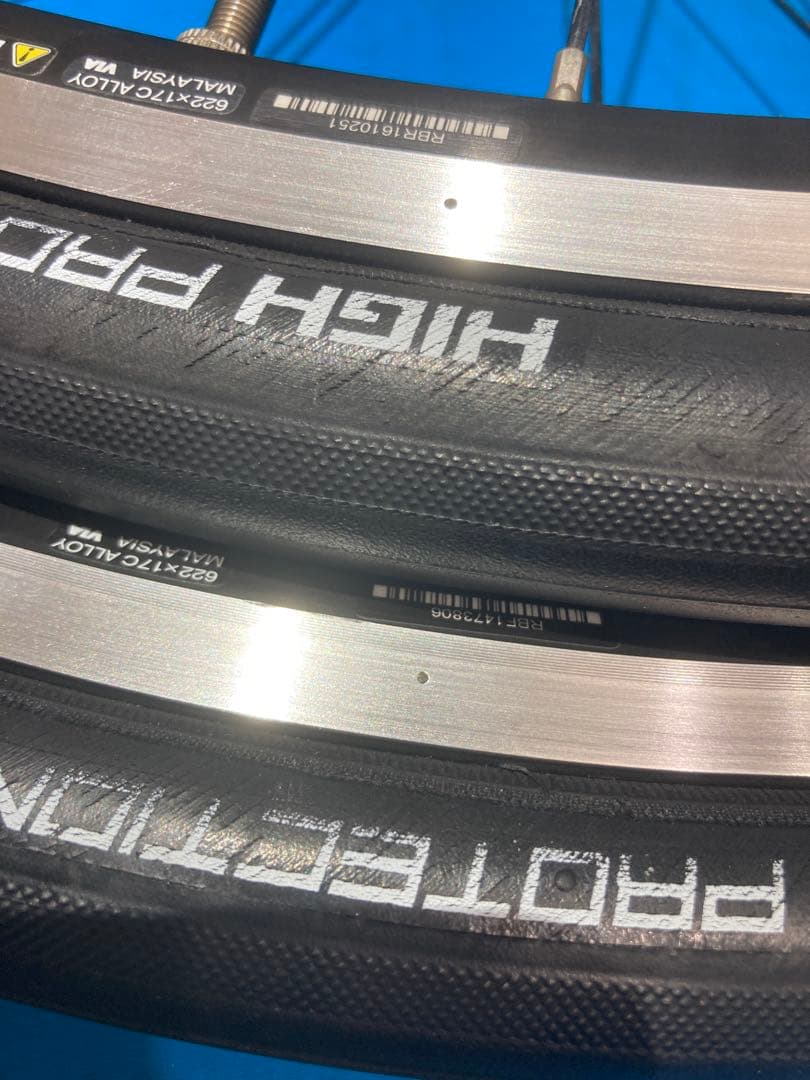 ★メンテ済WH-RS100 11sフリー 前後ホイール 25Cタイヤ クイック付