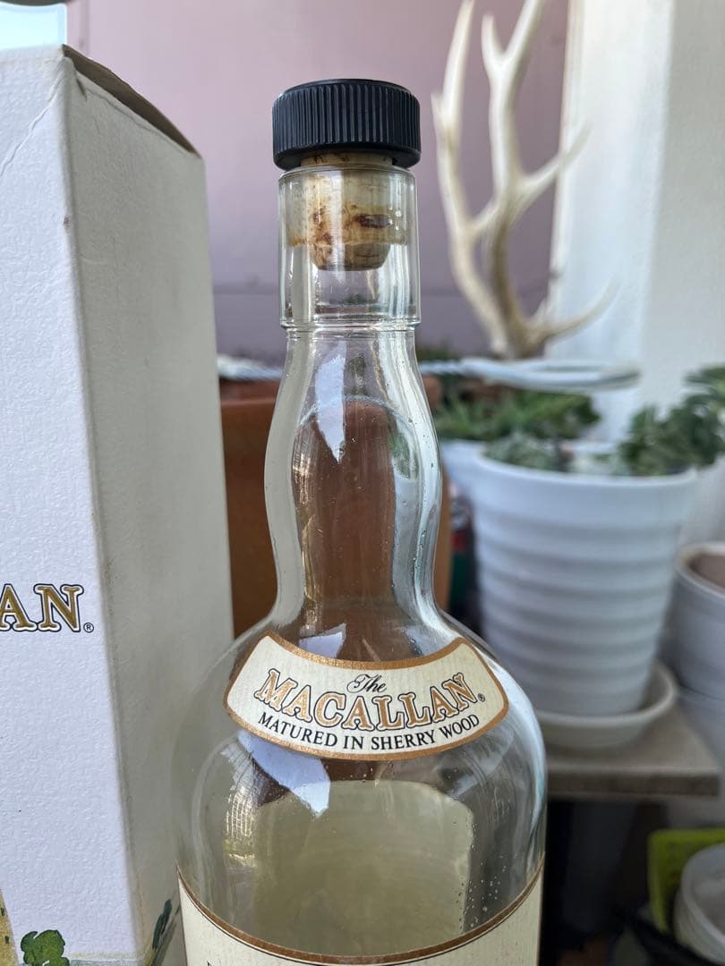 マッカラン12年 シェリーウッド　1000ml 空瓶