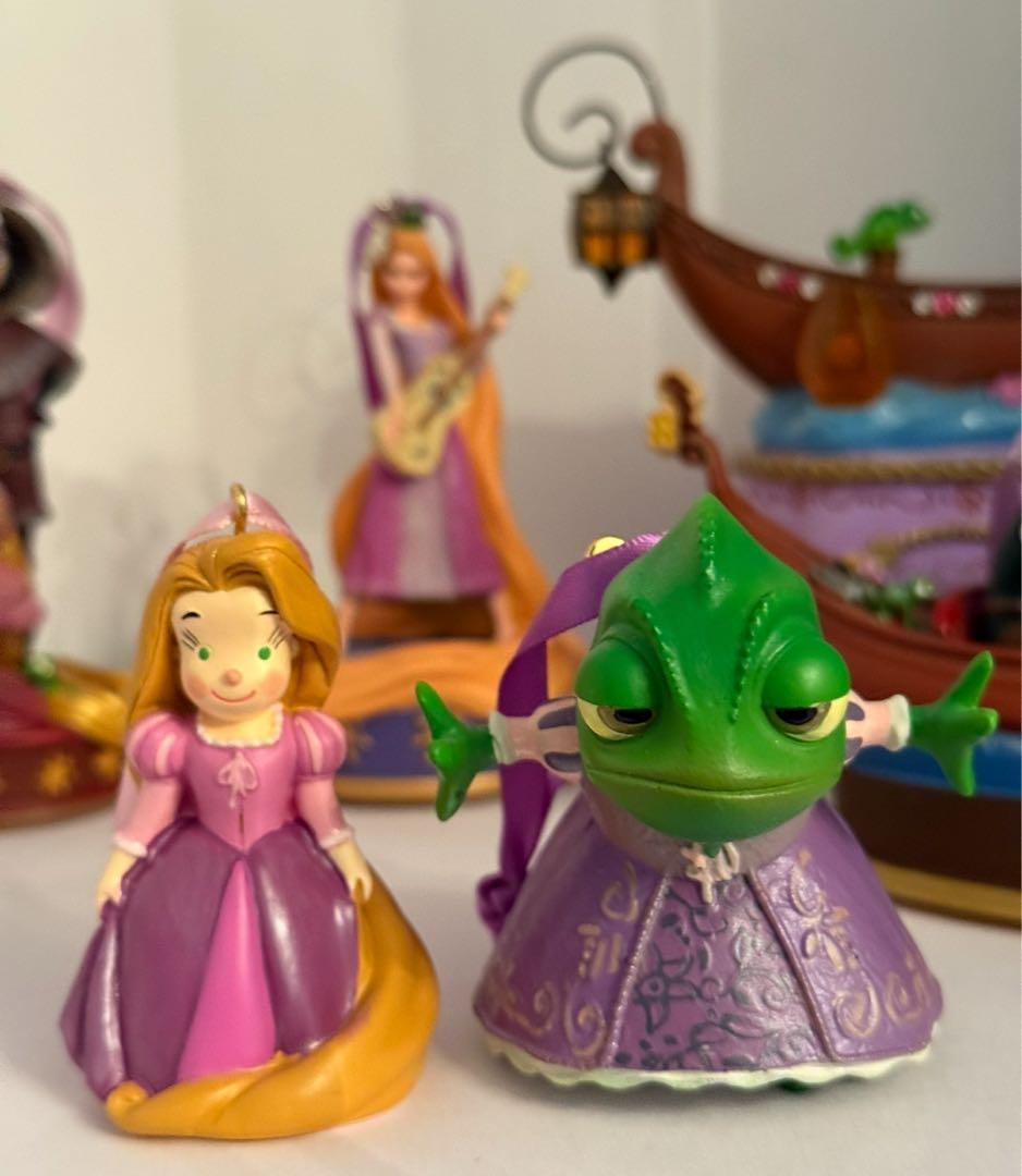 ディズニー　ラプンツェル　オーナメント　フィギュア　セット