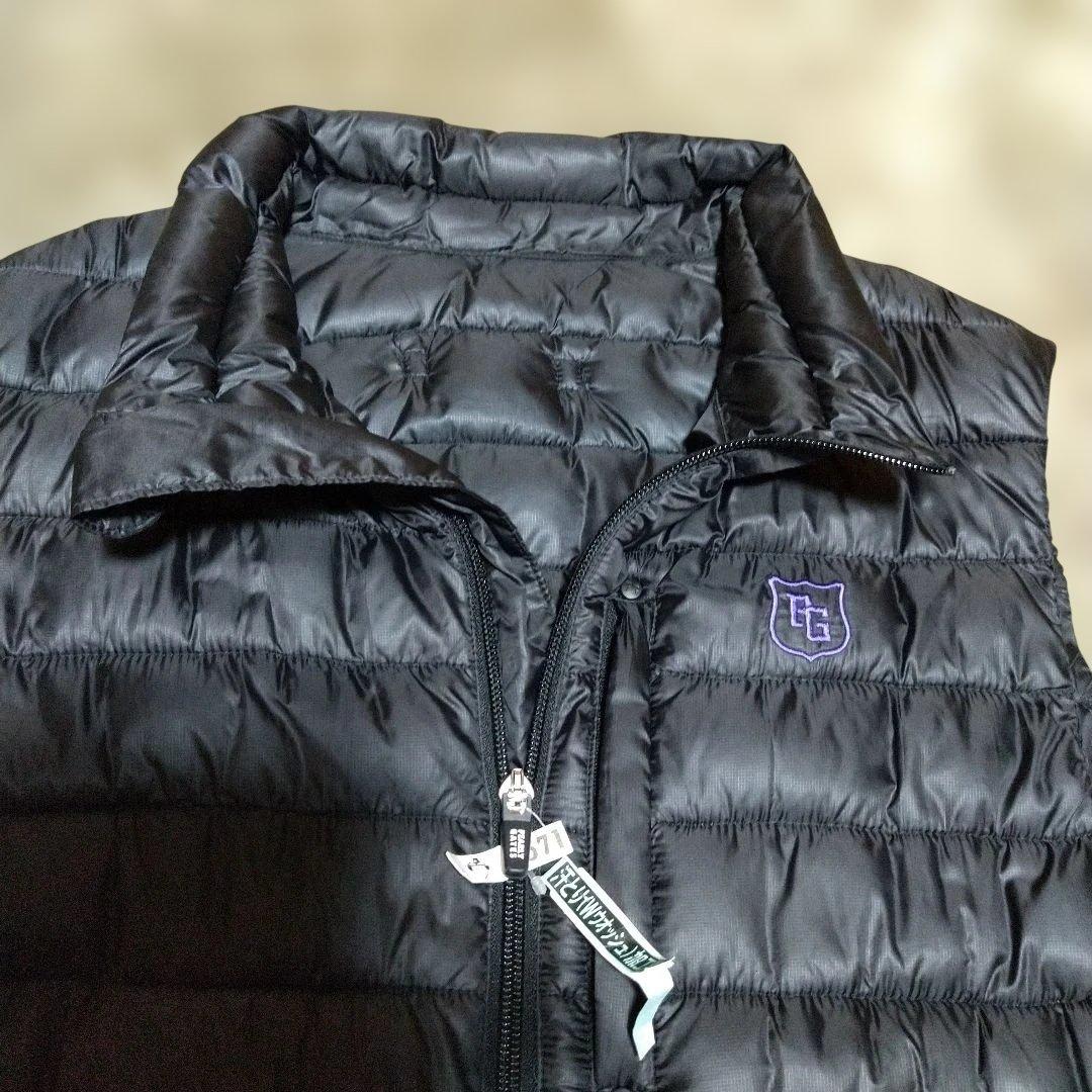 美品 PEARLY GATES パーリーゲイツ ブラック ダウンベスト サイズ4