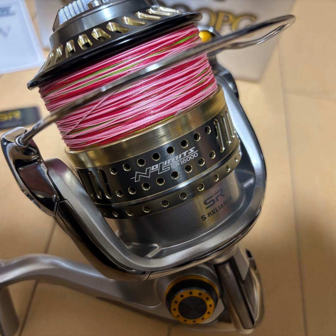 【超美品】シマノ 08 ステラSW10000PG オーシャンマークスプール付