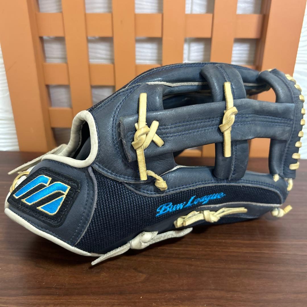 ミズノ タフィローズモデル 限定品 Mマークラベル 激レア 外野用 軟式グローブ