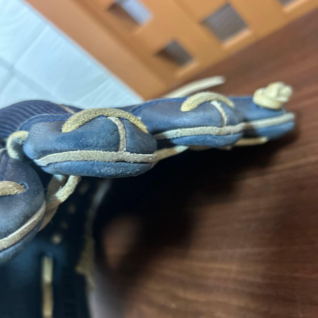 ミズノ タフィローズモデル 限定品 Mマークラベル 激レア 外野用 軟式グローブ