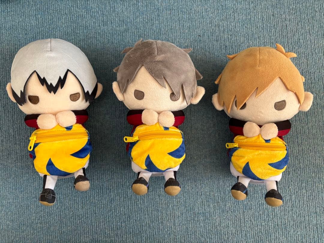 ハイキュー！ 北信介 宮治 宮侑 マスコットBIGポーチ〜おすわりバージョン〜