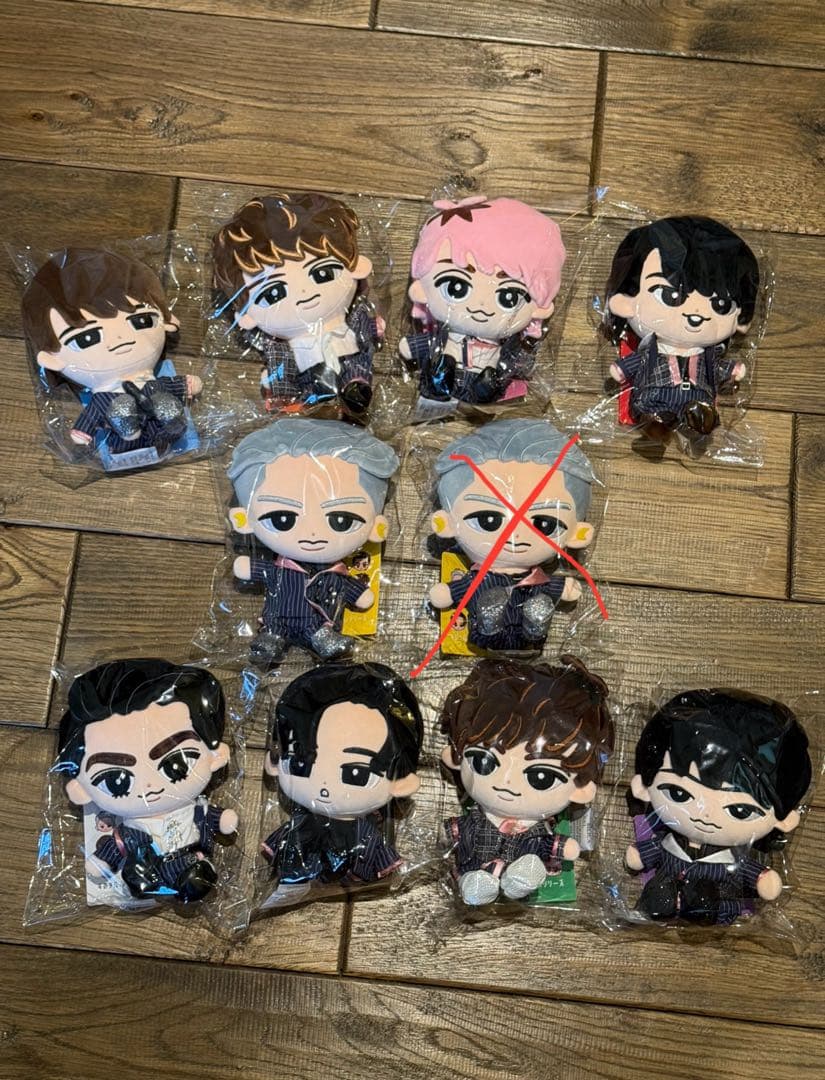 Man ビッグぬい✴︎すのチルぶら下がらないシリーズ　9人