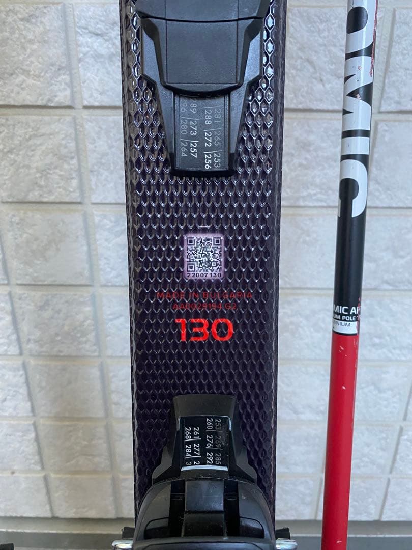 Atomic JX スキーセット 130センチ　ストック付き