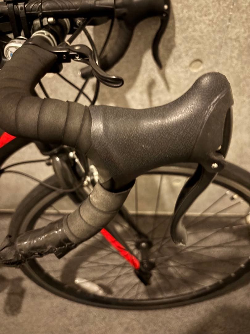 【引取限定-藤沢】Funn ロードバイク ブラック/レッド 7速