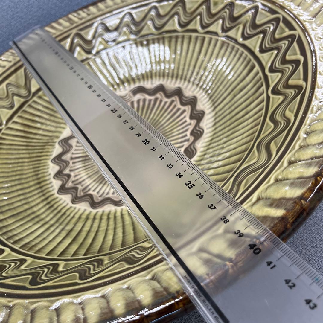 未使用❗️美品❗️小鹿田焼　大皿　直径40㎝