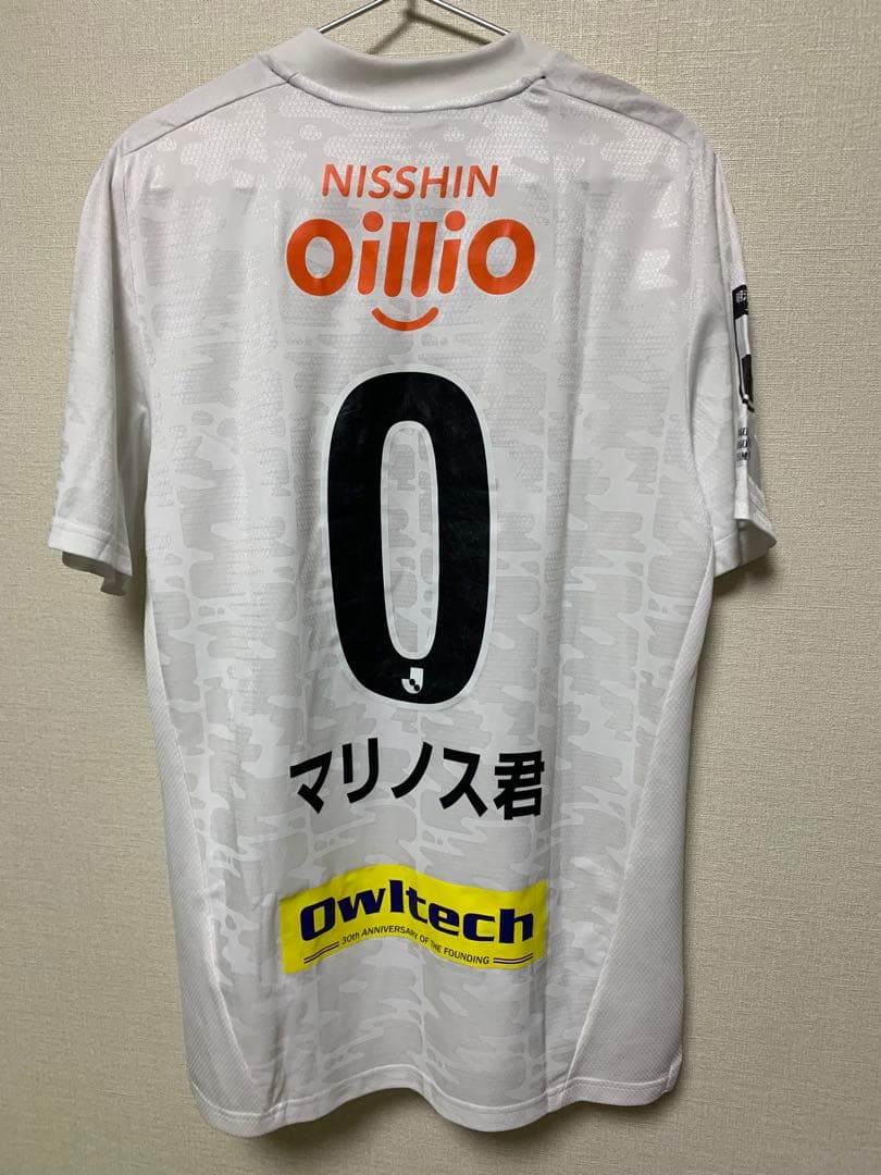 横浜Fマリノス　ユニフォーム　2022 2nd マリノス君　0 優勝！　oサイズ